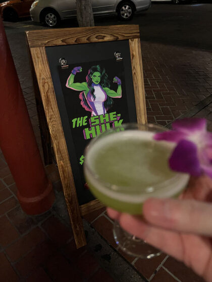 SDCC 2022 - She-Hulk drink